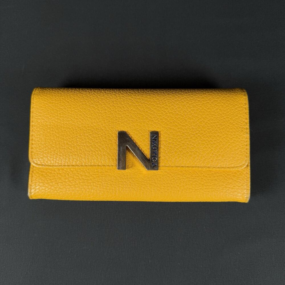 Yellow Women’s Nautica Tri-Fold wallet